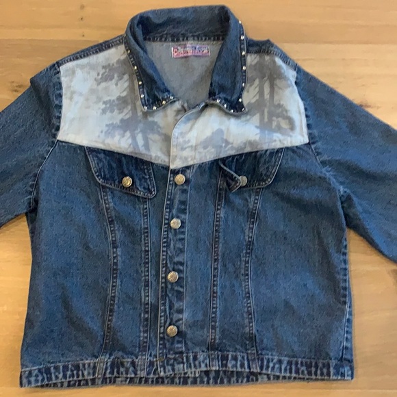 Doreman burns vintage jean jacket - Picture 3 of 3